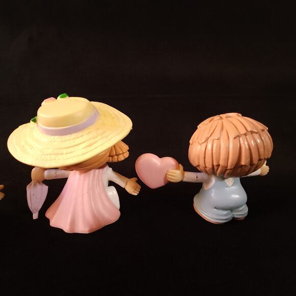 Vintage Bumpkins Lot 4 Girl & Boy 2.5" Toy Figure Fabrizio George Good 1985 PVC - Picture 4 of 11